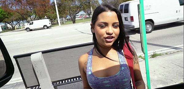  Latina Nikki Kay Is All About Her Money on The Bang Bus (bb15058)